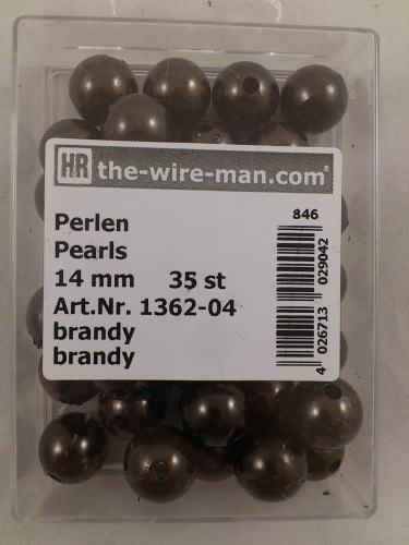 Parels brandy 14 mm. 35 st